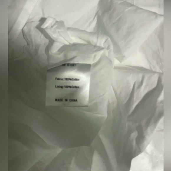 o.p.t Beth Cotton Skirt White Eyelet Lace Trim Midi Skirt Size 6 - Picture 8 of 8